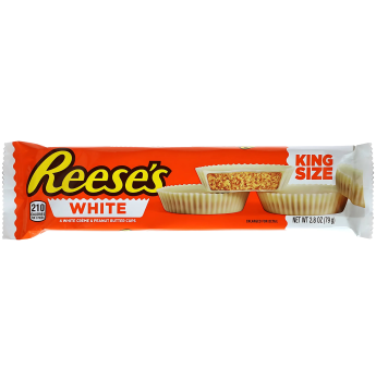 Reese's - 4 White Crème & Peanut Butter Cups King Size 79g